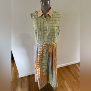 Conditions Apply Colorful Sleeveless Maxi Dress Anthropologie